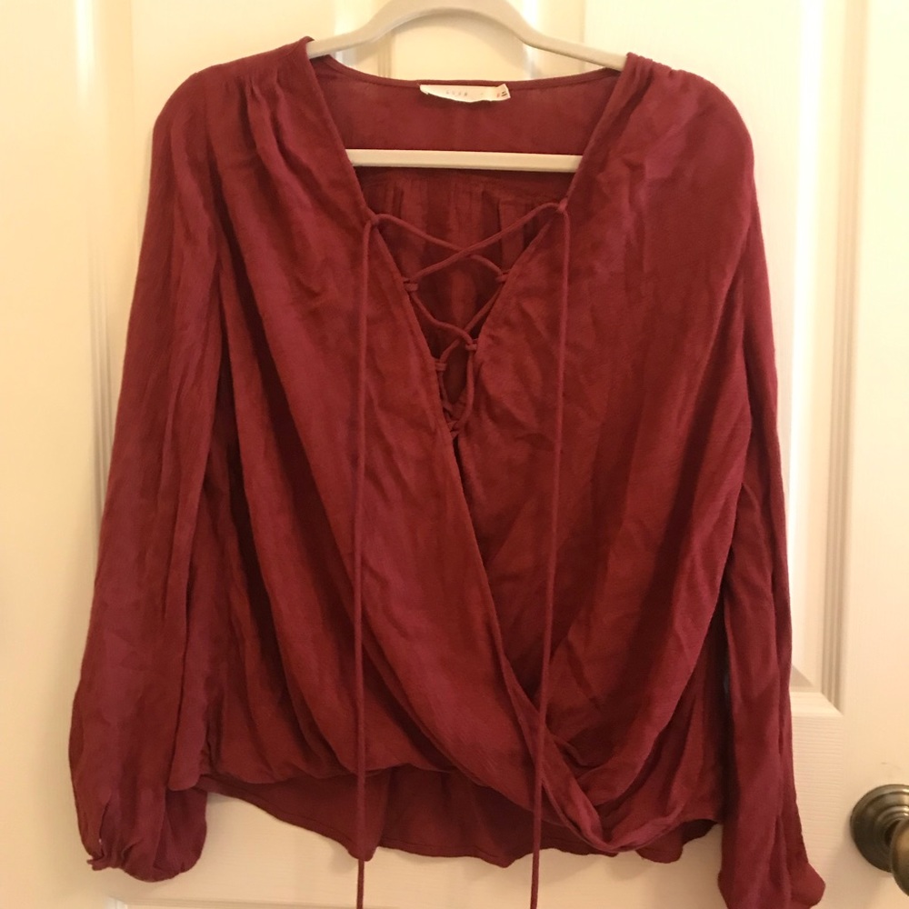 Long sleeve blouse